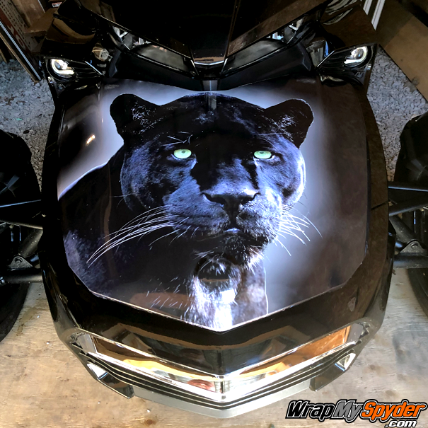 Black Panther Frunk Wrap For Spyders