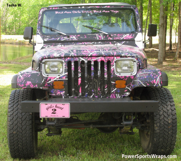 Muddy Girl by Moonshine Camo Jeep Wrangler Vinyl Wrap